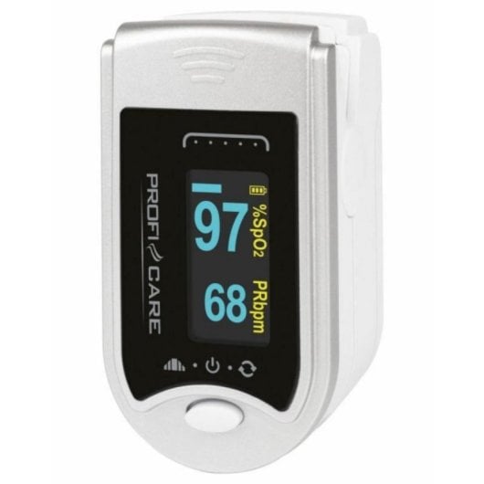 Oxymètre de pouls 3en1 Clatronic PC-PO 3104 - Mesure rapide, LCD, 0-100% SpO₂, Blanc