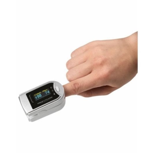 Oxymètre de pouls 3en1 Clatronic PC-PO 3104 - Mesure rapide, LCD, 0-100% SpO₂, Blanc