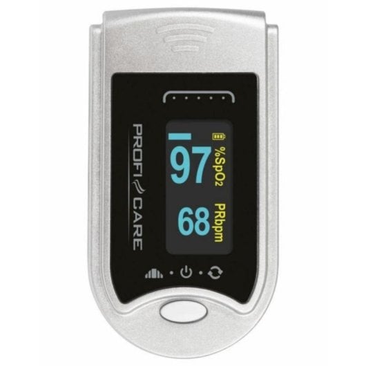 Oxymètre de pouls 3en1 Clatronic PC-PO 3104 - Mesure rapide, LCD, 0-100% SpO₂, Blanc