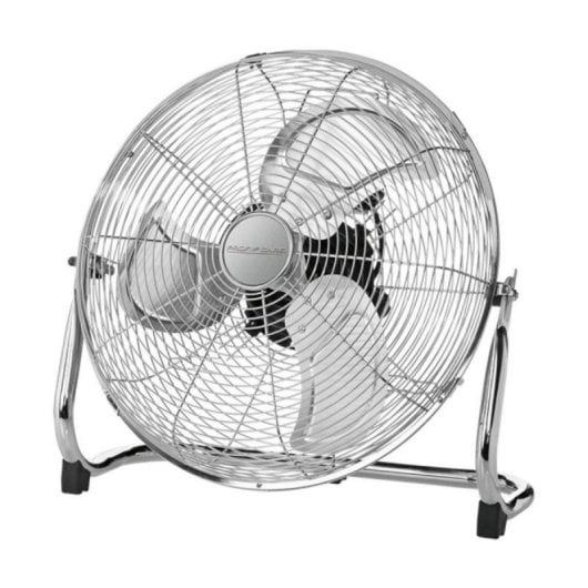 Ventilatore a pavimento bianco 50 cm 120 W con 3 velocità e inclinazione regolabile