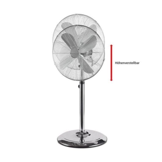 Ventilator ProfiCare PC-VL 3064 Edelstahl 50W 40cm 3 Geschwindigkeiten Oszillation