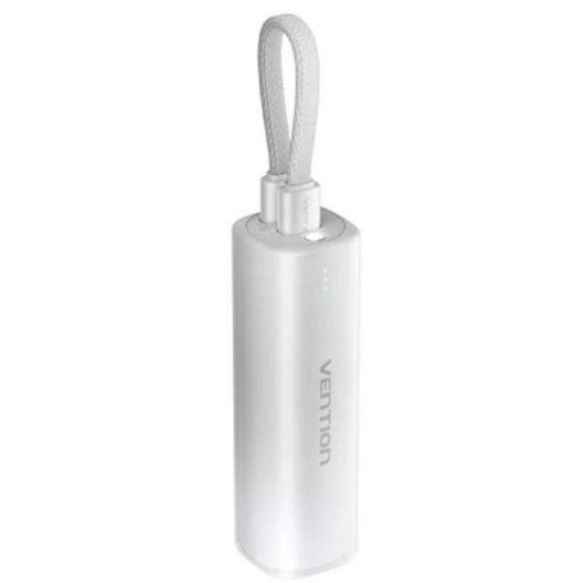 Powerbank 5000mAh Vention FHWM0 20W USB-C Lightning Carga Inalámbrica Gris Compacto