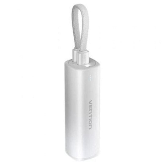 Powerbank 5000mAh Vention FHWM0 20W USB-C Lightning Carga Inalámbrica Gris Compacto