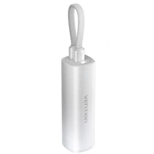 Powerbank 5000mAh Vention FHWM0 20W USB-C Lightning Carga Inalámbrica Gris Compacto
