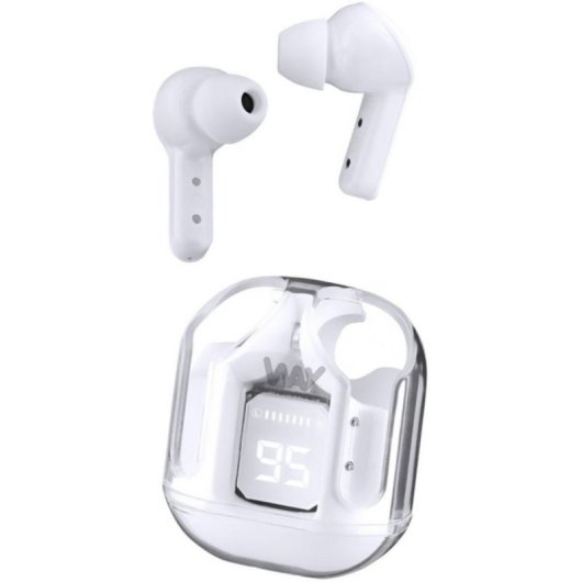 Auriculares TnB Way WebTrack inalámbricos con micrófono, control táctil, color blanco