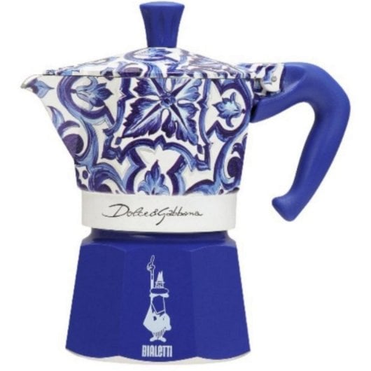 Cafeteira Moka Bialetti Dolce&Gabbana 6 chávenas alumínio compatível indução design exclusivo