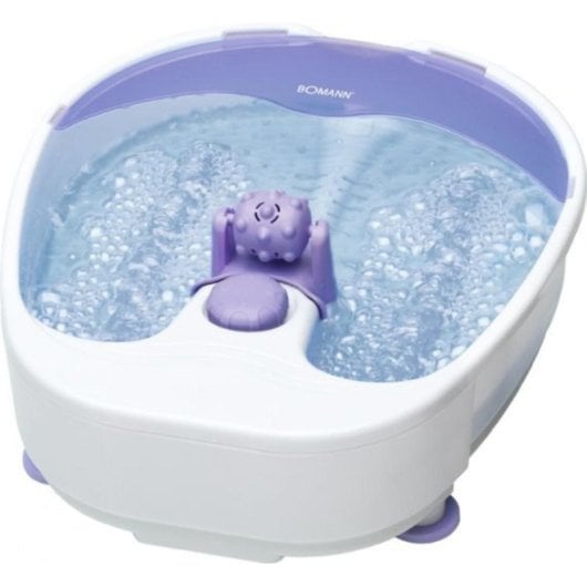 Hydromassagegerät für Füße Bomann FM 8000 CB 90W Violett Weiß mit 3 Massageknoten