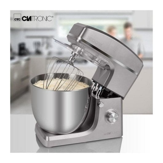 Clatronic KM 3765 Impastatrice 10 L 1500 W Acciaio Inox 8 Velocità + Pulse