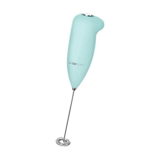 Batidor Eléctrico Portátil Clatronic MS 3089, Acero Inoxidable, Verde Menta, 2xAA