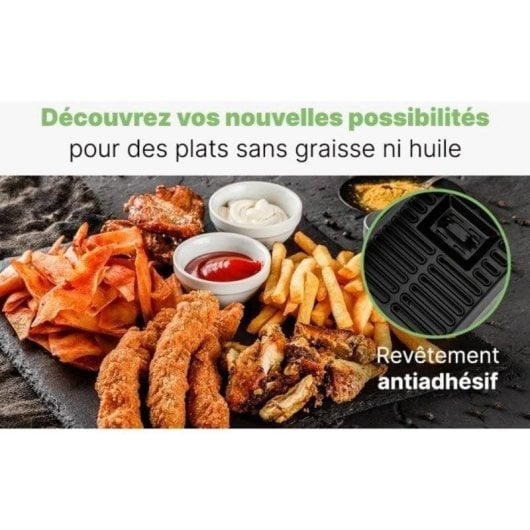 Fritadeira de Ar Clatronic FR 3804 H 8L 2700W Dupla Zona LED 8 Programas