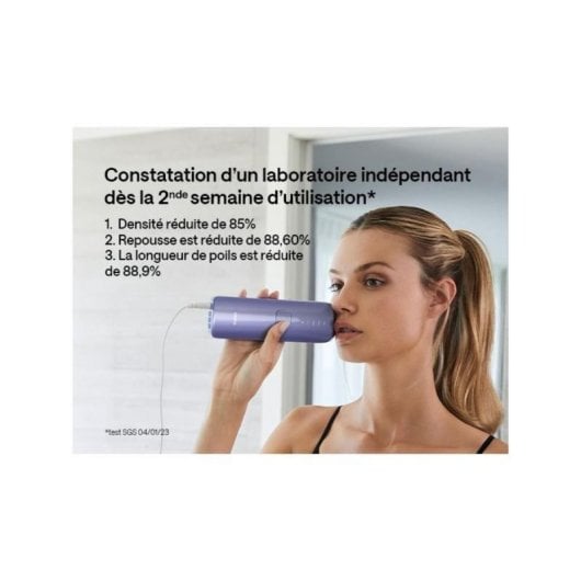 Dispositivo IPL Ulike Air 3 Púrpura 700.000 Flash 1,4 Flash/seg Intensa Pulsata