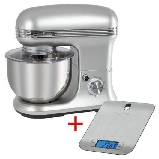 Impastatrice Professionale 1200W Acciaio Inox 5L con 8 Livelli Velocità e Movimento Rotatorio