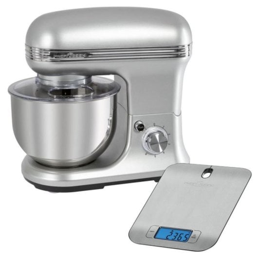 Impastatrice Professionale 1200W Acciaio Inox 5L con 8 Livelli Velocità e Movimento Rotatorio