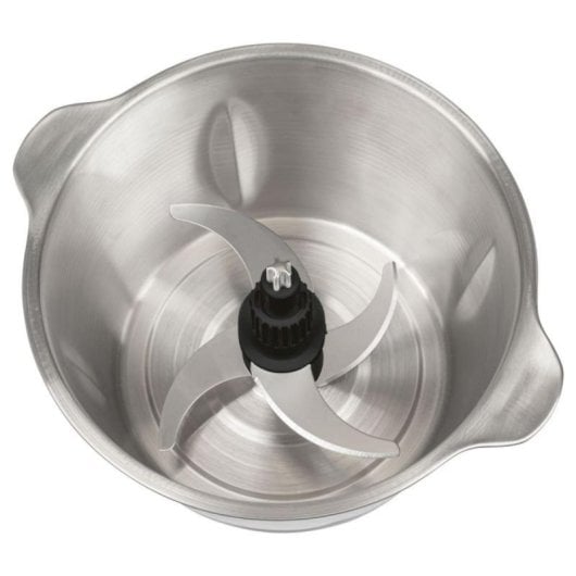 Picadora Clatronic PC-MZ 1227 1,7L Acero Inoxidable 500W Control de Botón Picahielos