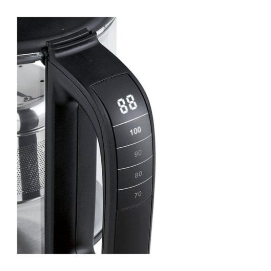 ProfiCook 501165 Bollitore Elettronico 2 in 1 Nero Acciaio Inossidabile 0,5L