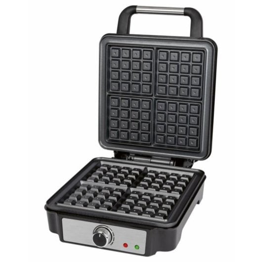 Gaufrier ProfiCook PC-WA 1241, 4 Gaufres, Noir, Acier Inoxydable, 1200 W