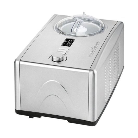 ProfiCook PC-ICM 1091 N 1,5L Edelstahl-Eismaschine mit Kompressor und LCD-Display
