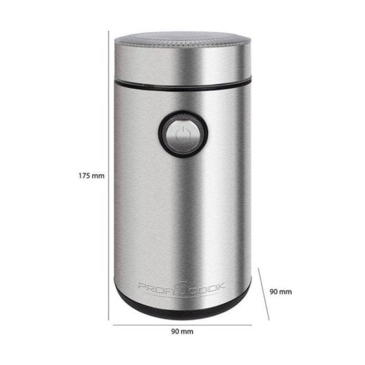 Moulin à café ProfiCook PC-KSW 1216 Acier inoxydable 150W 40g Sécurité