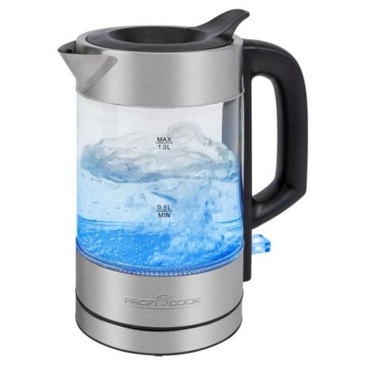 ProfiCook PC-WKS 1229 G 1 L Glas Edelstahl 1600 W Überhitzungsschutz