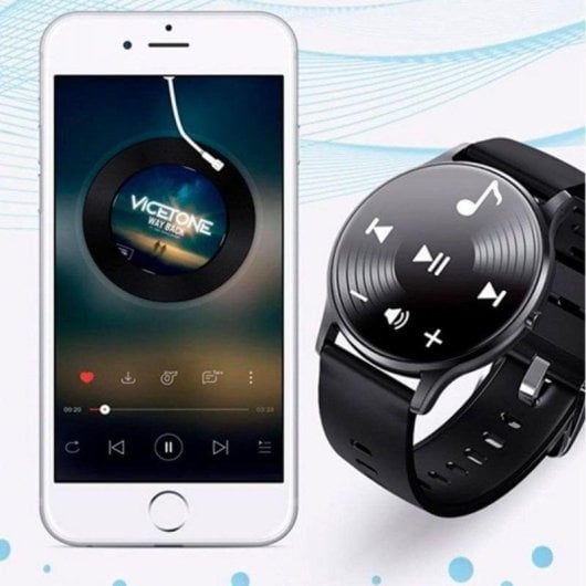 Radiant RAS21005 Bluetooth 42mm Display Digital Caixa Prateada Correa Fúcsia Monitorização Avançada Saúde Sono SpO2