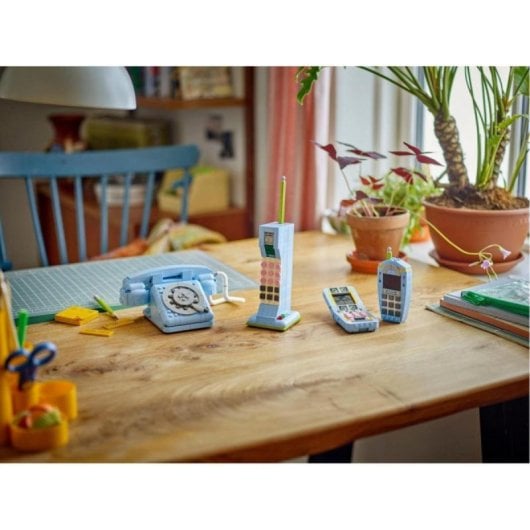 LEGO Creator 3in1 Telefono Retrò 383 Pezzi Modelli Anni '60, '80 e 2000