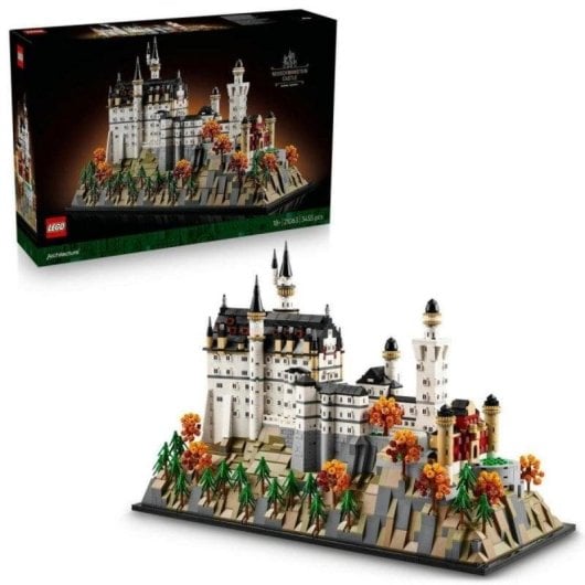 LEGO Architecture Castelo de Neuschwanstein 21063 3455 peças
