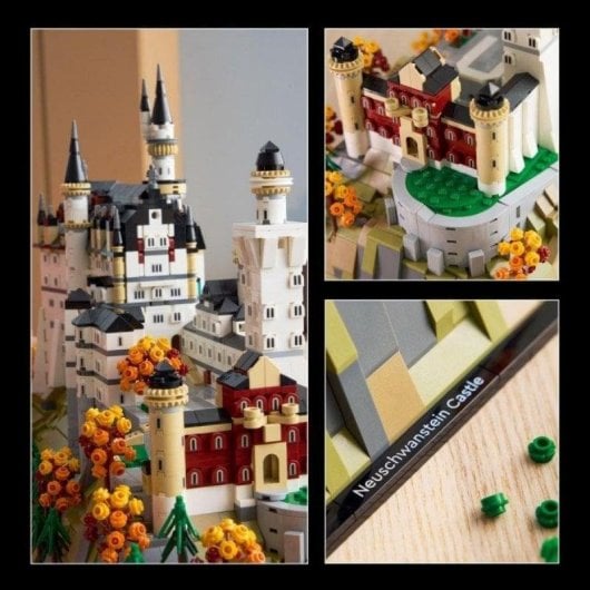 LEGO Architecture Castelo de Neuschwanstein 21063 3455 peças