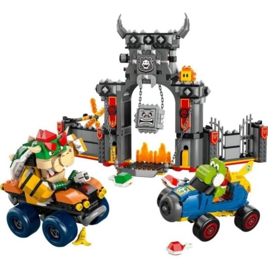 Set LEGO Super Mario Mario Kart Castillo de Bowser 1068 piezas 4 figuras compatible interactivo