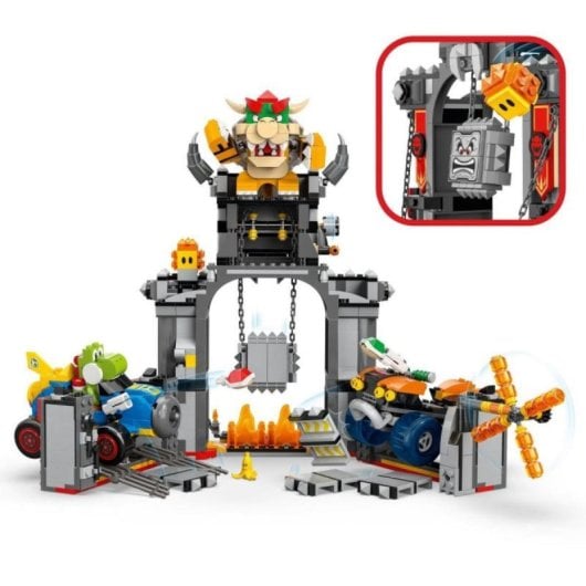 Set LEGO Super Mario Mario Kart Castillo de Bowser 1068 piezas 4 figuras compatible interactivo