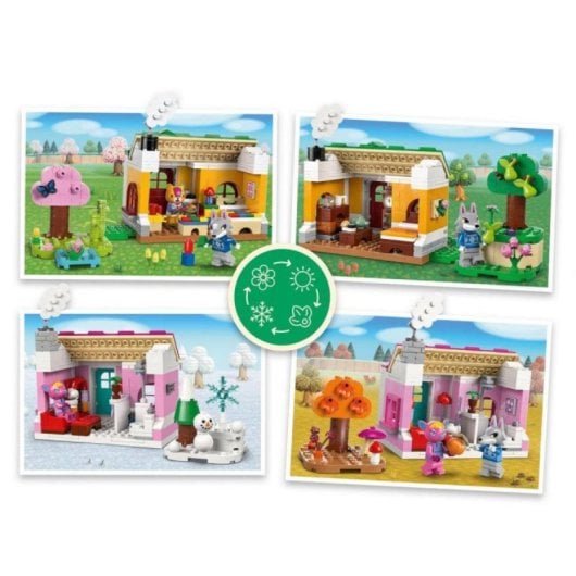 Set de Construcción LEGO Animal Crossing 77057 Casas Creativas Personalizables 814 piezas