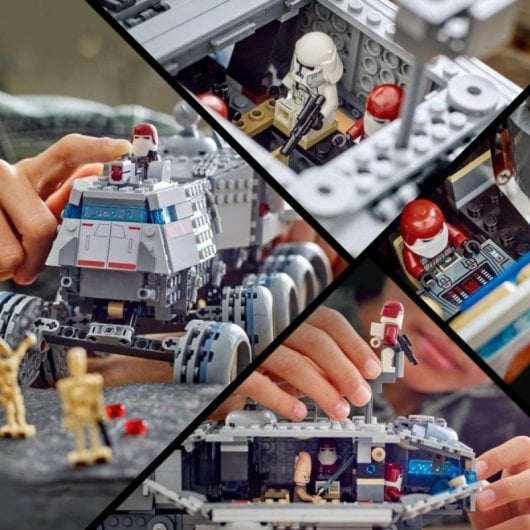 Set de Construcción LEGO Star Wars Juggernaut de la República 75413, 813 Piezas, 9+ años, 5 Minifiguras