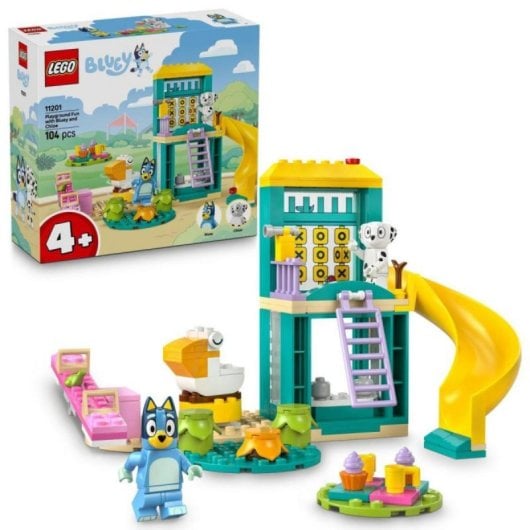 Set de Construcción LEGO Bluey 11201 Parque de Juegos con Bluey y Chloe, 104 piezas