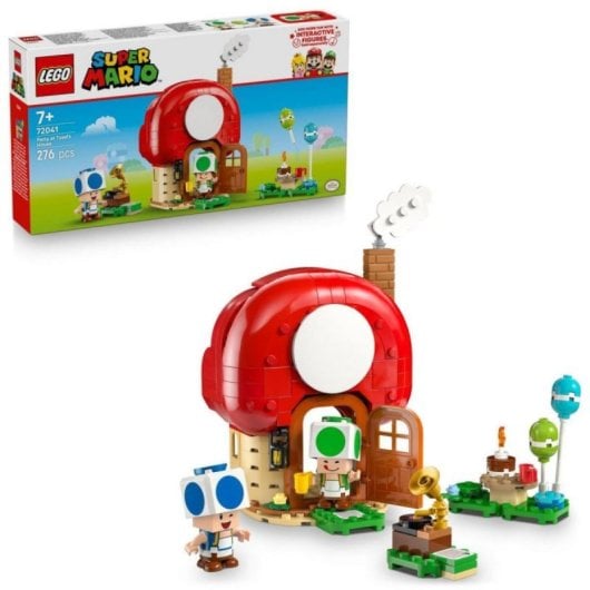 Set de construcción LEGO Super Mario 72041 Fiesta en la casa de Toad 276 piezas interactivo