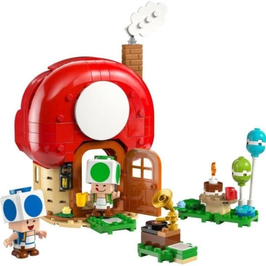 Set de construcción LEGO Super Mario 72041 Fiesta en la casa de Toad 276 piezas interactivo