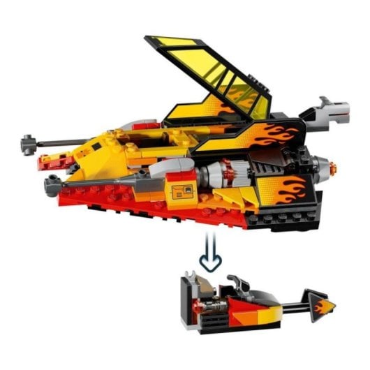 Set construcción LEGO Star Wars Speeder de Nieve Force Burner 75414 349 piezas doble cabina