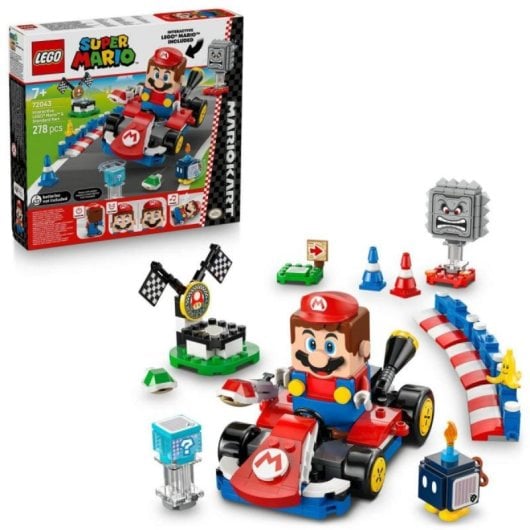 Set de construcción LEGO Super Mario 72043 Mario interactivo y Kart estándar
