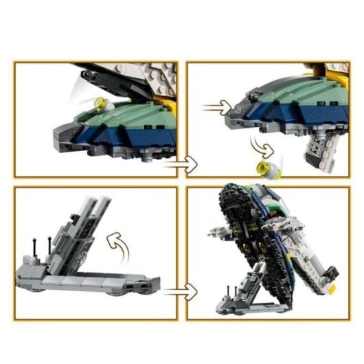 LEGO Star Wars Nave Estelar de Jango Fett 75360 707 peças