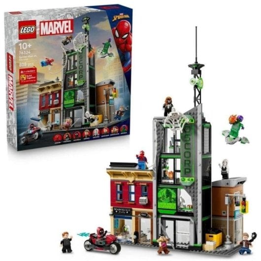 LEGO Marvel Spider-Man vs Oscorp 808 Stücke