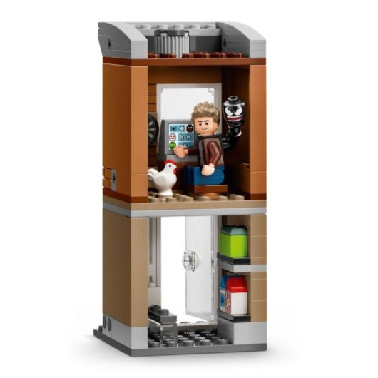 Conjunto Lego Marvel Spider-Man vs Oscorp 808 peças 8 minifiguras Edificios Urbanos