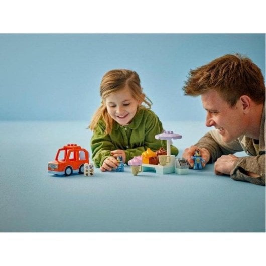 Set LEGO DUPLO Bluey Excursión a la Heladería 22 piezas motricidad fina