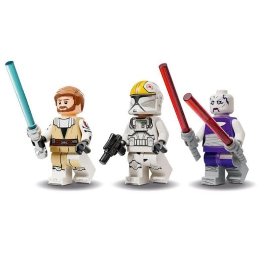 Set LEGO Star Wars Caza Estelar V-19 Torrent 567 piezas alas ajustables minifiguras