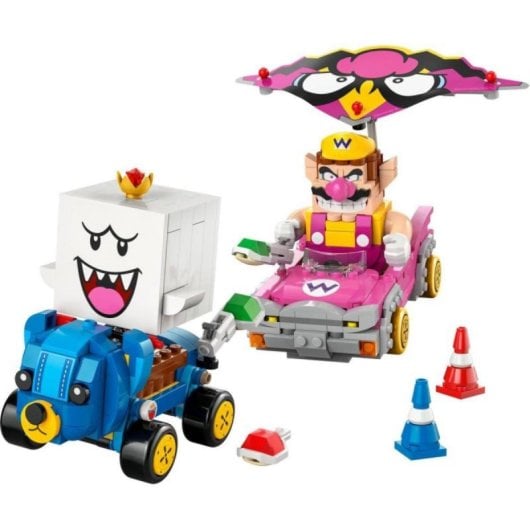 Set LEGO Super Mario Mario Kart Wario y Rey Boo 512 piezas Derrape Interactivo