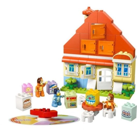 Set de Construcción LEGO DUPLO Bluey Casa Familiar con Juego de Memoria, 83 piezas