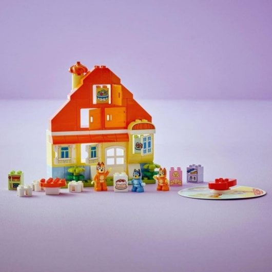 Set de Construcción LEGO DUPLO Bluey Casa Familiar con Juego de Memoria, 83 piezas