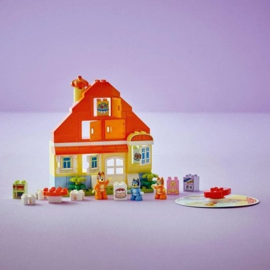 Set de Construcción LEGO DUPLO Bluey Casa Familiar con Juego de Memoria, 83 piezas