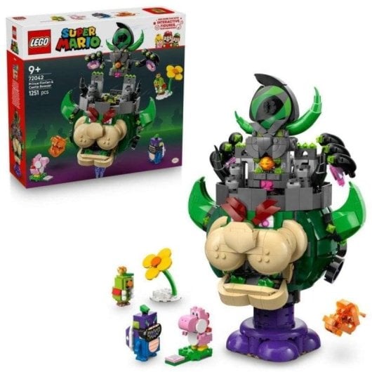 Set de Construcción LEGO Super Mario Príncipe Florian y Bowser Castillo 1251 Piezas