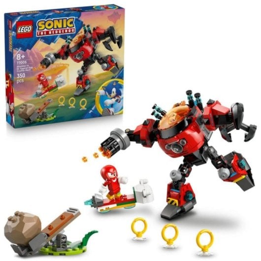 Set LEGO Sonic the Hedgehog Knuckles vs. Meca Egg Crusher Articulado 350 piezas