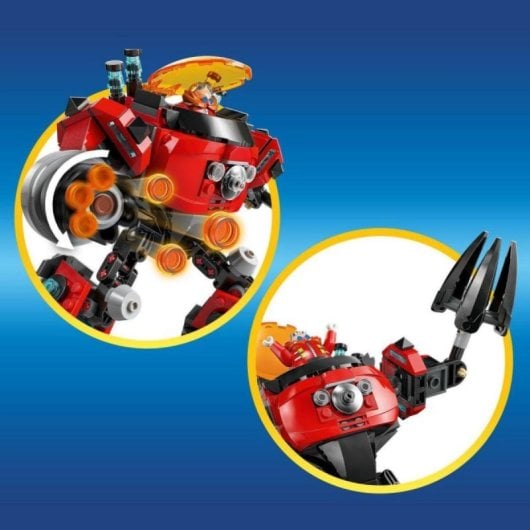 Set LEGO Sonic the Hedgehog Knuckles vs. Meca Egg Crusher Articulado 350 piezas