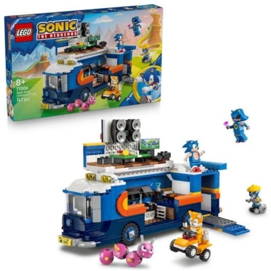 Set LEGO Sonic Camión de Operaciones 77006 747 piezas, figuras y funciones interactivas