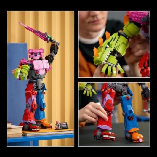 Set LEGO Fortnite Líder del equipo meca 77078 Figura coleccionable articulada 2503 piezas